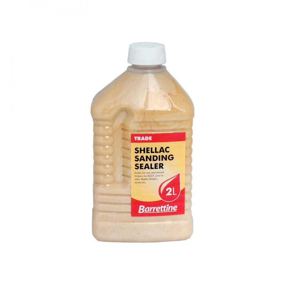 Barrettine Shellac Sanding Sealer - 2 Litre - METAL PAINTS - Beattys of Loughrea