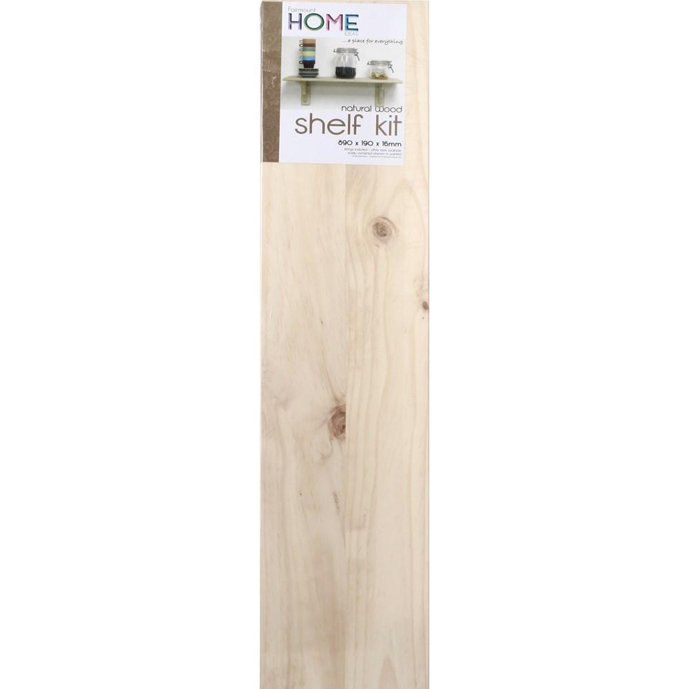 Fairmount Pine Shelf Kit - 36 x 8in - WOODEN / PLASTIC SHELVES - Beattys of Loughrea