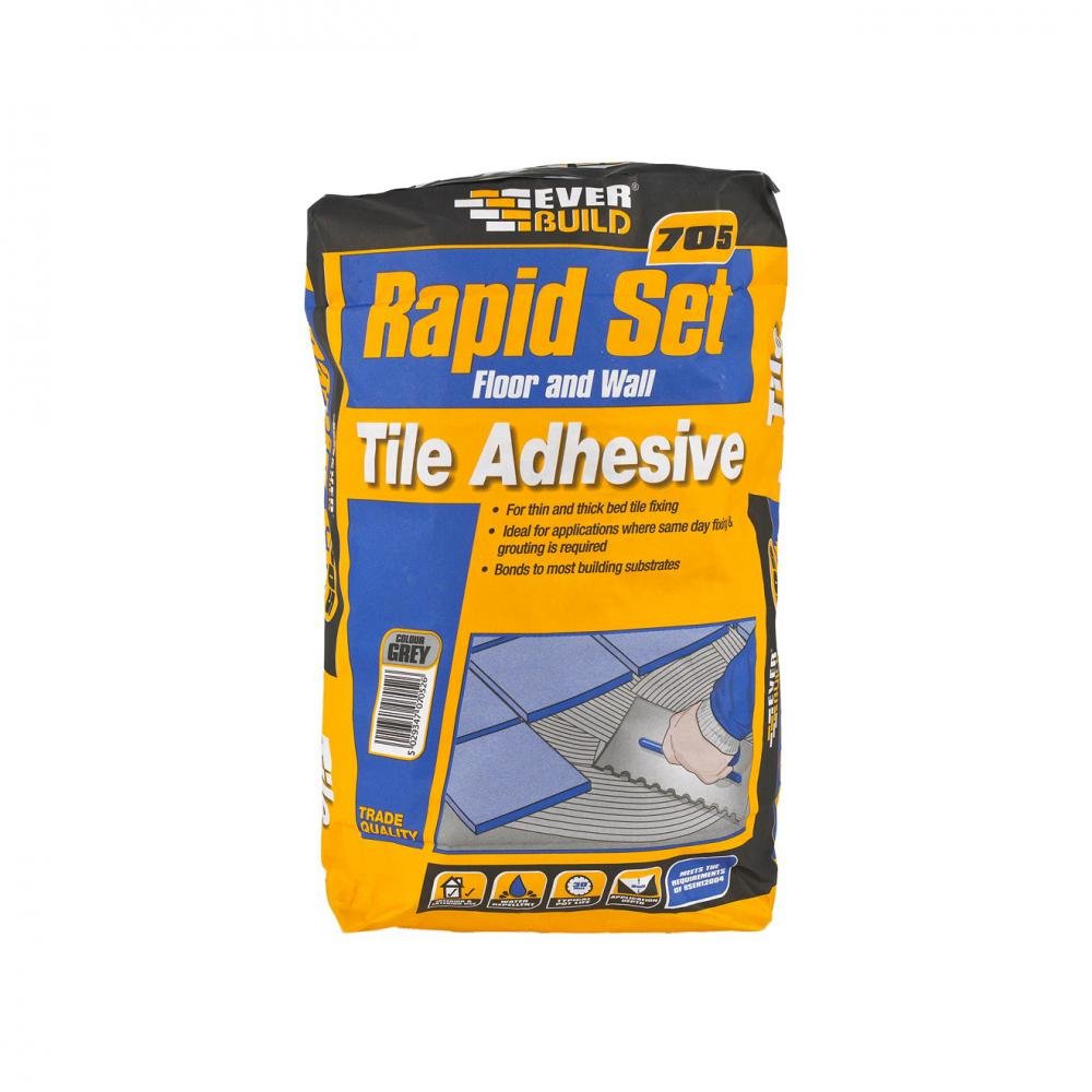Evo-Stik Quick Set Ceramic Tile Adhesive - 20kg - TILE ADHESIVE/ADH&GROUT - Beattys of Loughrea