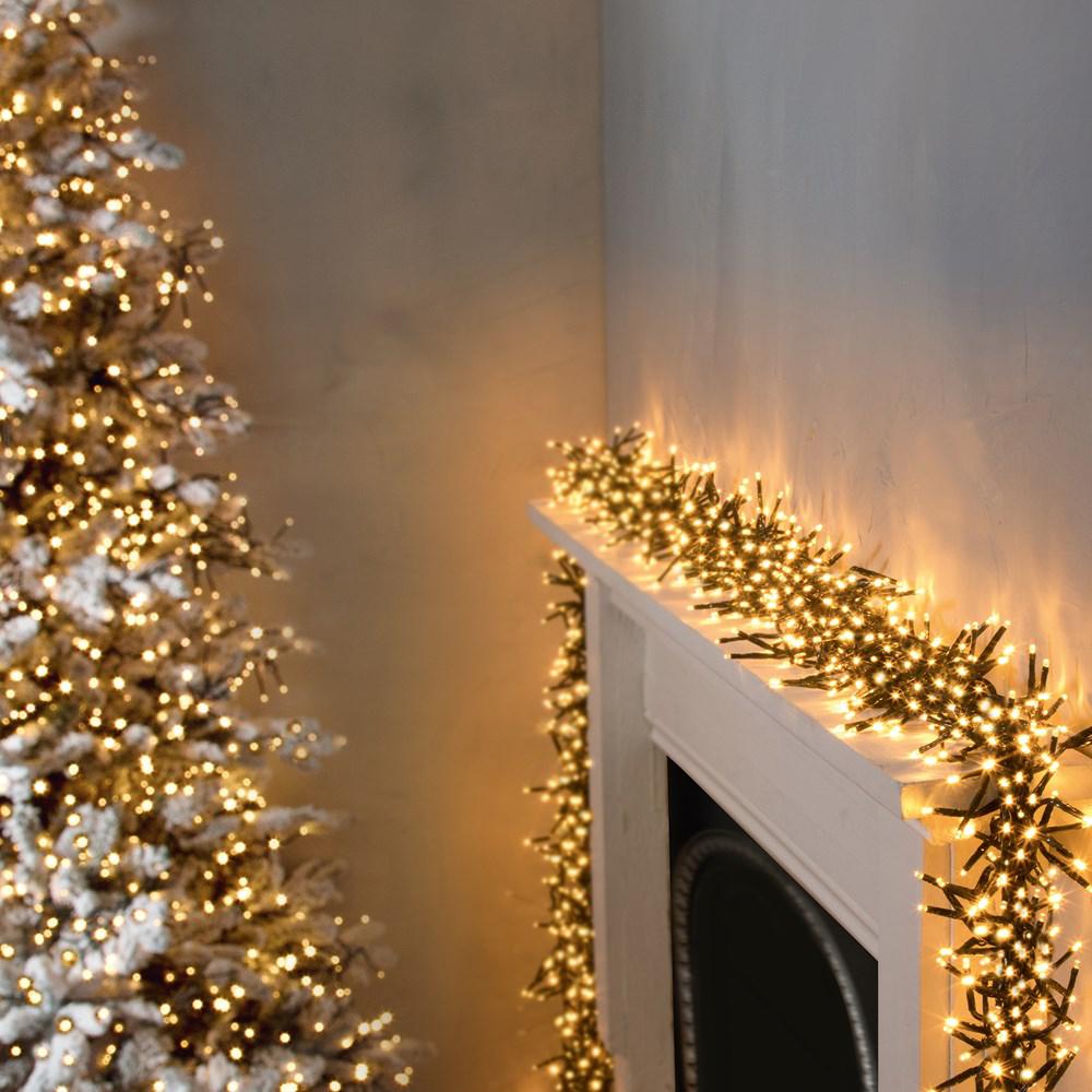 3000 LED Multi-Action Clusterbrights & Timer - Warm White - XMAS LIGHTS LED - Beattys of Loughrea
