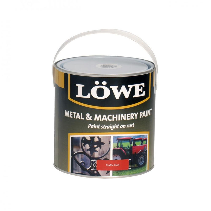 Lowe Metal and Machinery Paint - 2.5 Litre Red - METAL PAINTS - Beattys of Loughrea