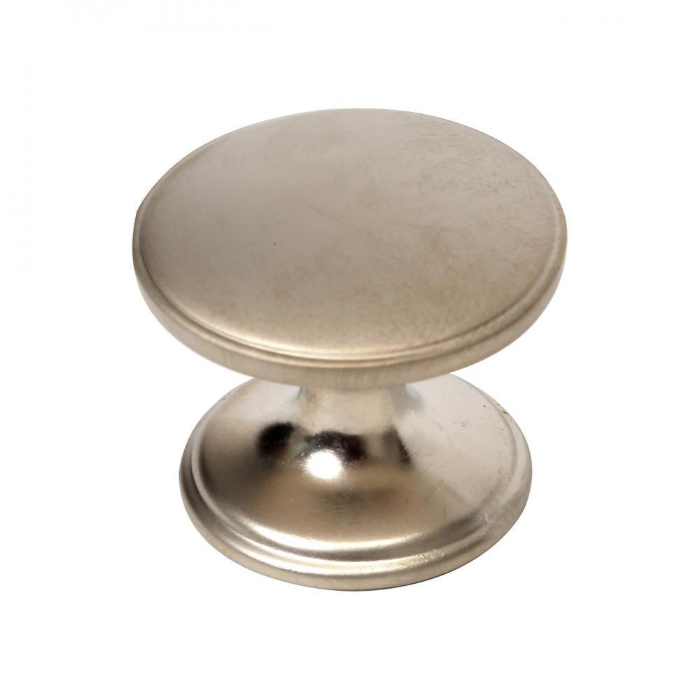 Phoenix Door Knob Plain - Satin Nickel - CABINET KNOBS - Beattys of Loughrea