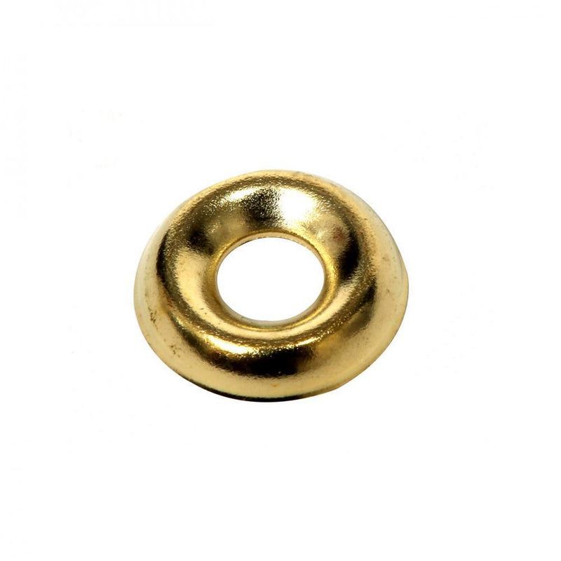 Phoenix Brass Plated Screw Cup Washers - 20 Pack - NUTS, SPLIT PINS, METAL WASHERS - Beattys of Loughrea