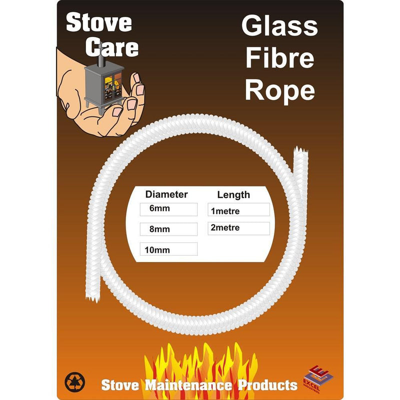 Stove Care 2M 8Mm Glass Fibre Rope SC28GFR - STANLEY PARTS/SPARES - Beattys of Loughrea