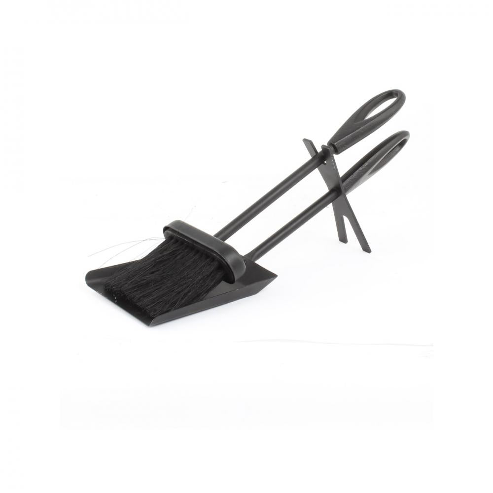 De Vielle 2 Piece Lying Down Companion Set - Black - FIREPLACE - FIRE SCREENS - Beattys of Loughrea