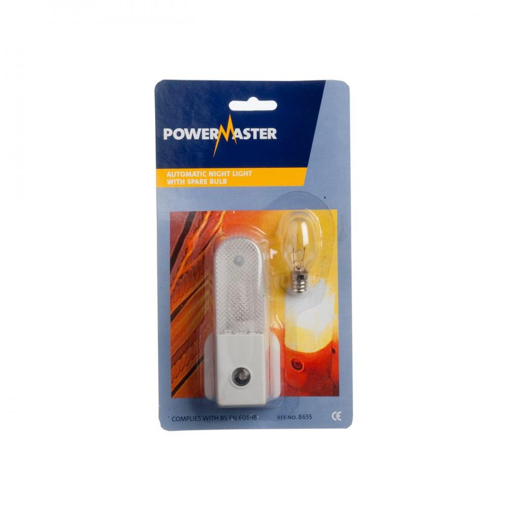 Powermaster Plug In Night Light - 7W - NIGHT LIGHT PLUG IN - Beattys of Loughrea