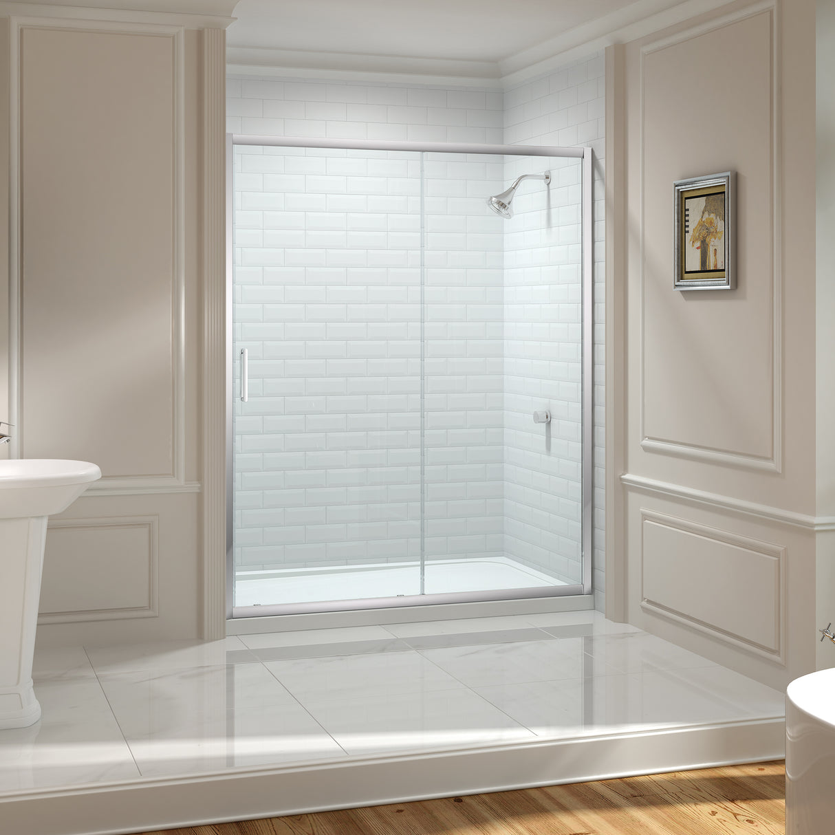 Merlyn 8 Series Sliding Door 1000mmx1000mm - SHOWER DOORS - Beattys of Loughrea