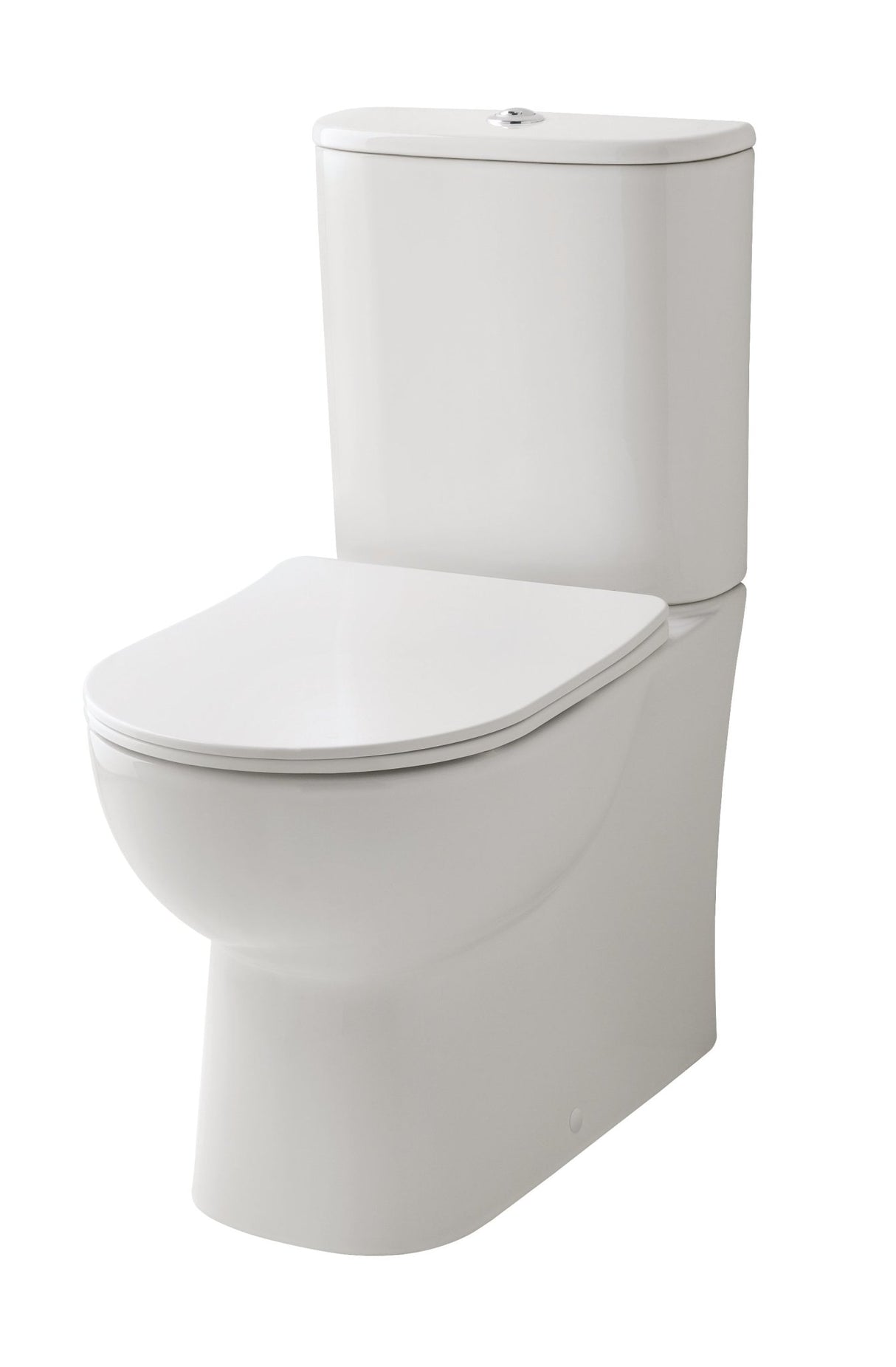 Bathroom Studio Boston Fully Shrouded Close Coupled Pan & Seat (Cistern not Included) - WC/PANS/SCREWS - Beattys of Loughrea