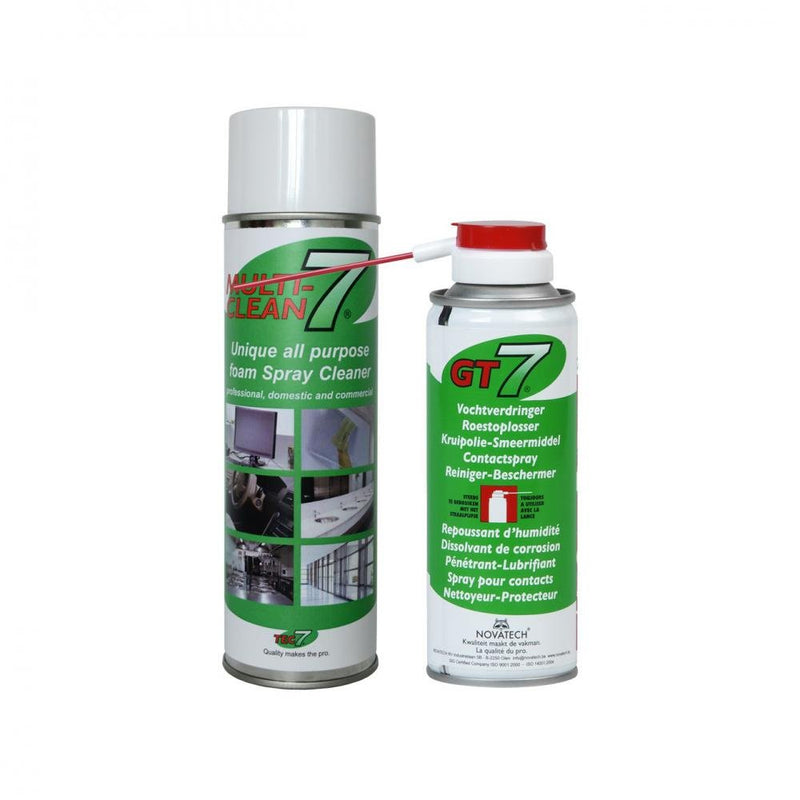 Tec 7 Multi-Clean7 Spray Cleaner & GT7 Penetrating Oil - MASTIC/SILICONE/ADH - Beattys of Loughrea
