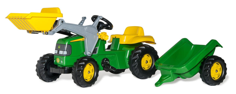 Rolly Kid John Deere Tractor with Loader & Trailer - RIDE ON TRACTORS & ACCESSORIES - Beattys of Loughrea