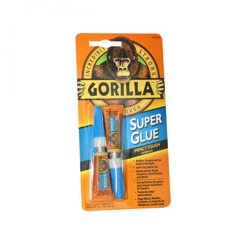 Gorilla Super Glue Twin Pack - 6g - GLUE/WOOD GLUE - Beattys of Loughrea