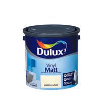 Matt 2.5L Jasmine White Dulux - READY MIXED - WATER BASED - Beattys of Loughrea