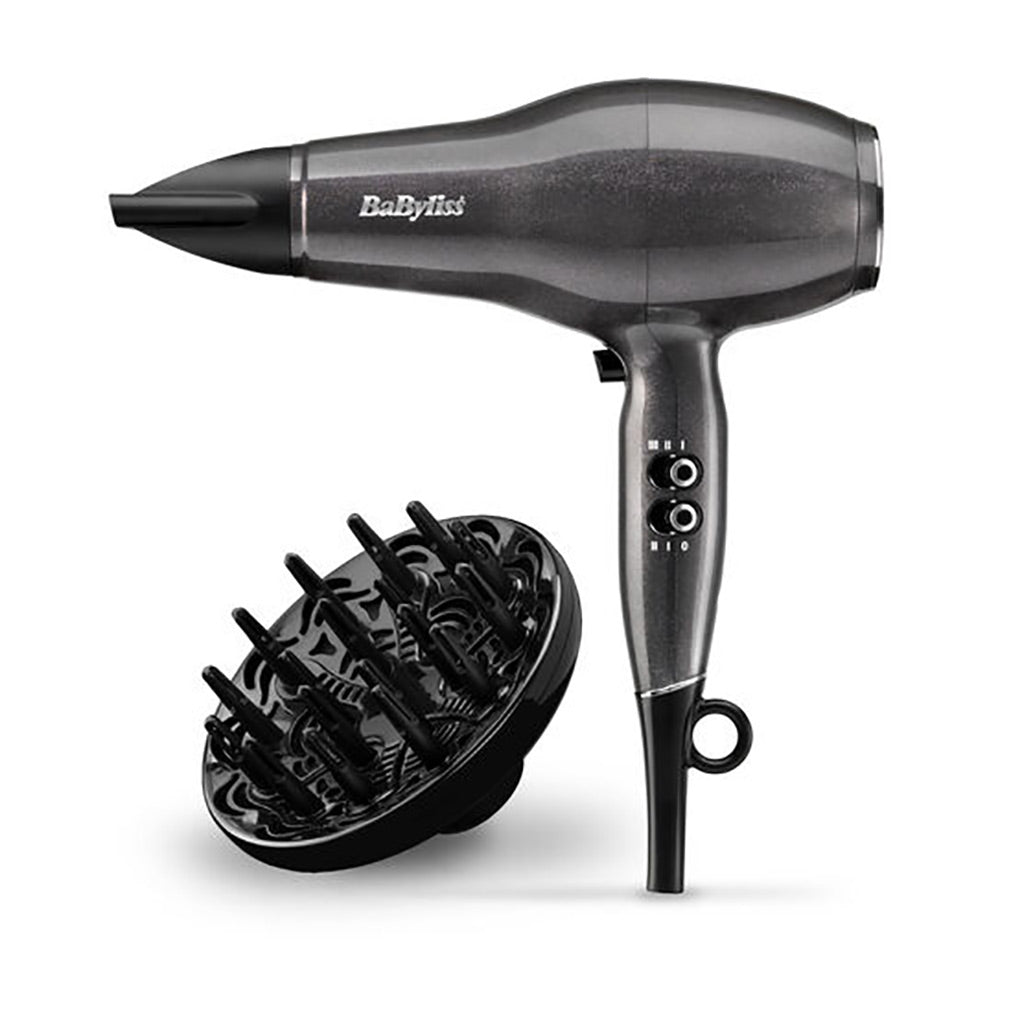 Babyliss Hairdryer Platinum Diamond 2300W Ac Diffuser 6490DU - HAIR DRYER - Beattys of Loughrea