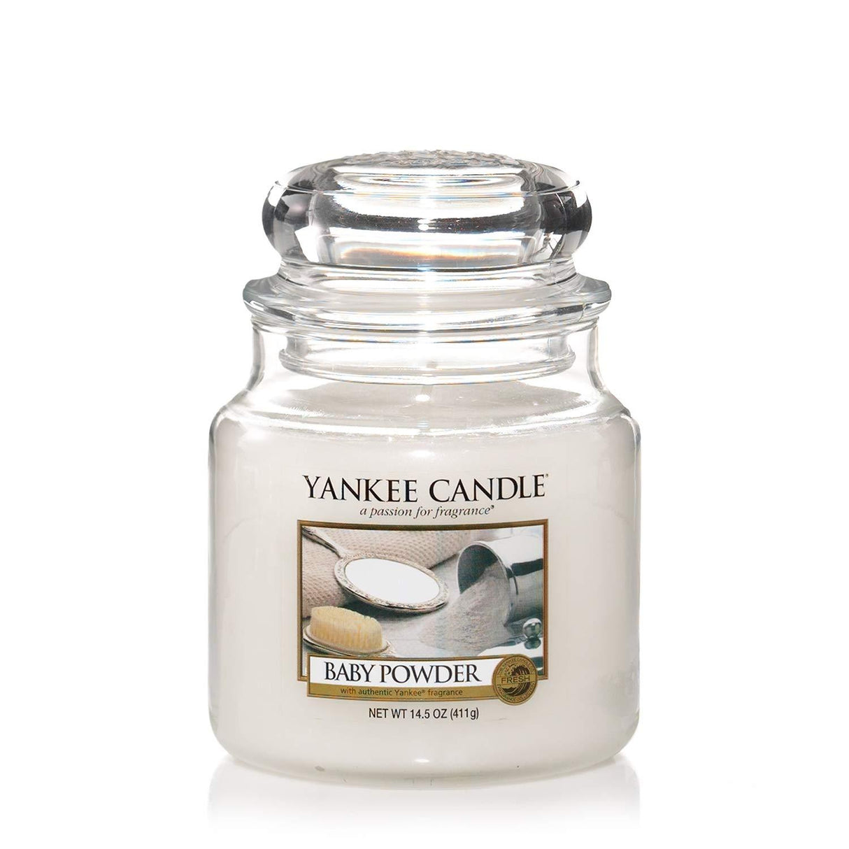 Baby Powder Medium Yankee Candle 411g - CANDLES - Beattys of Loughrea