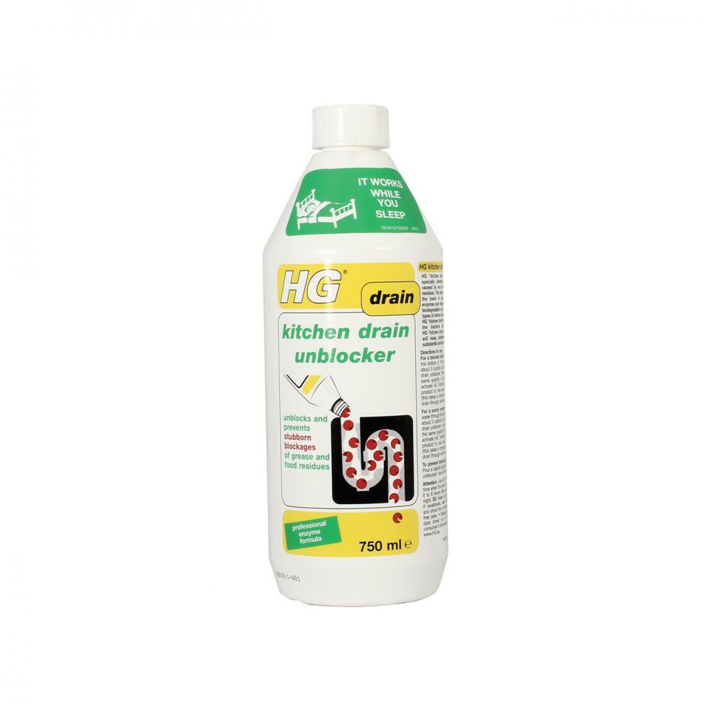 HG Kitchen Drain Unblocker - 750ml - CLEANING - LIQUID/POWDER CLEANER (1) - Beattys of Loughrea