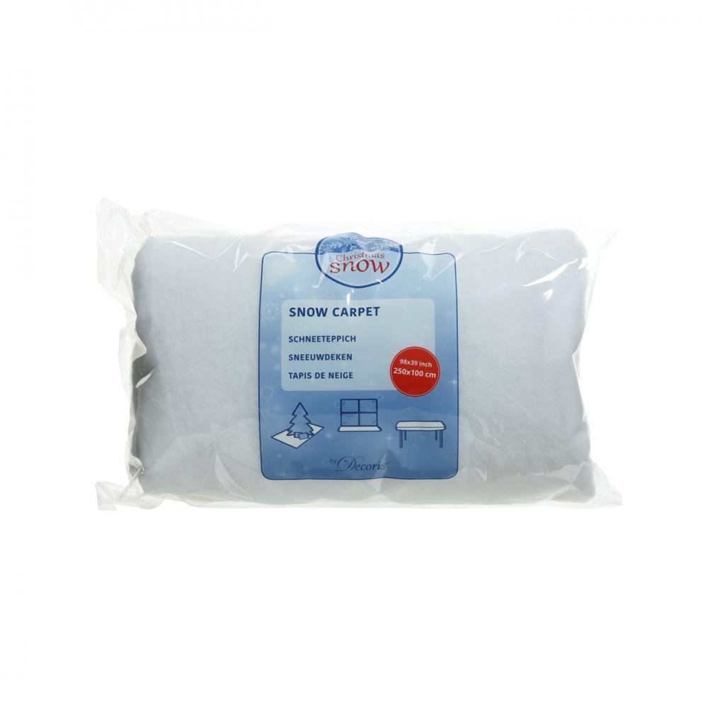 Decoris Snow Carpet - 250cm x 100cm - XMAS ACCESSORIES - Beattys of Loughrea
