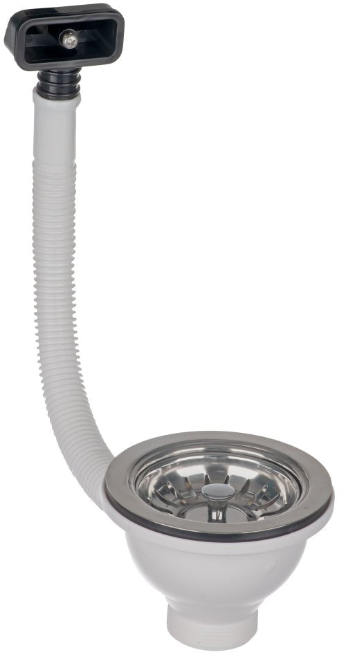 Basket Trainer Sink Waste Cw Rectang Of 11/2In EP312BSW2 - PLUGS & CHAINS, WASTES - Beattys of Loughrea