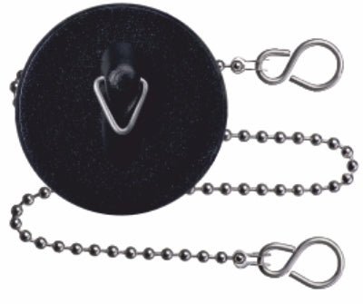 Poly Sink Plug & Chain Set Eppc2 - PLUGS & CHAINS, WASTES - Beattys of Loughrea