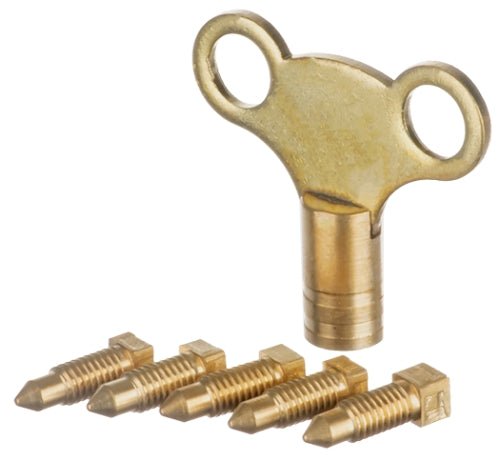 5Pk Air Vent Pins & Brass Key EPVNK - RAD VALVES/VENTS/KEYS - Beattys of Loughrea