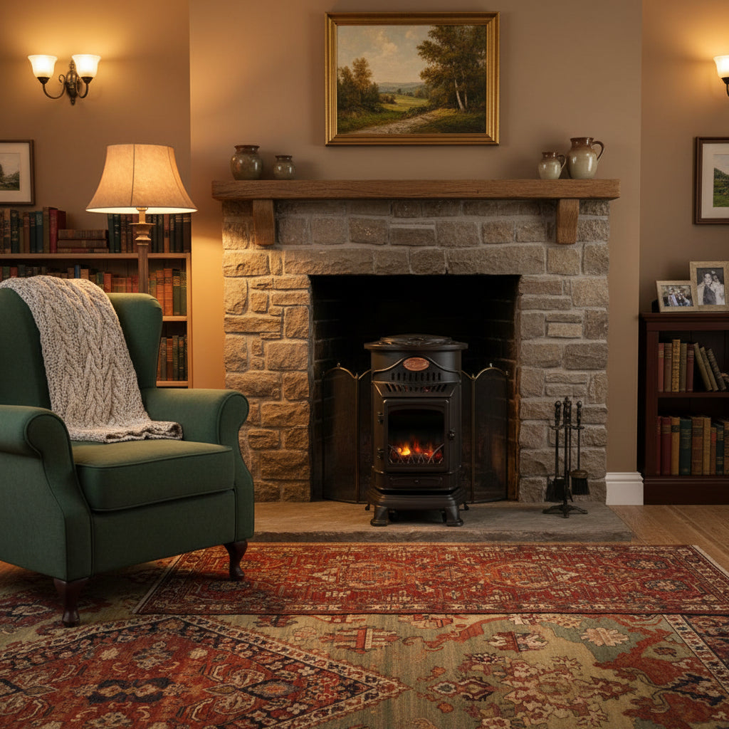 Provence Portable Gas Fire Heater - 3.0kw - Beattys of Loughrea | www.beattys.ie