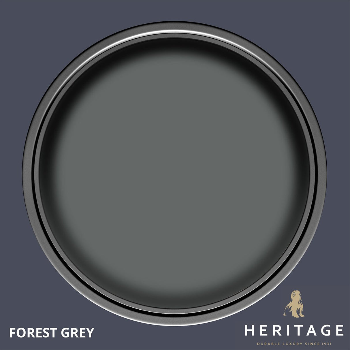 Dulux Heritage Velvet Matt Forest Grey 1L - Beattys of Loughrea | www.beattys.ie
