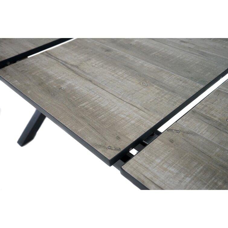 Komido Garden Set with Extendable Table and 6 Adjustable Recliner Chairs - WOOD / RATTAN GDN FURN SET 4+ SEATS - Beattys of Loughrea