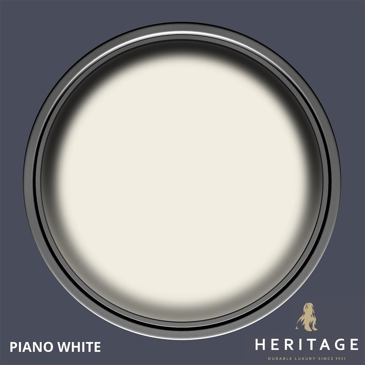 Dulux Heritage Velvet Matt Piano White 2.5L - BASES - Beattys of Loughrea