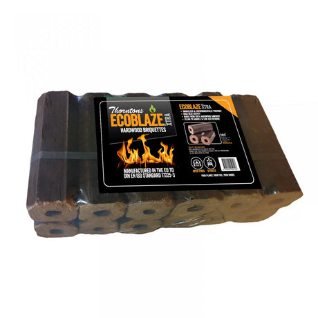 Thorntons Ecoblaze Smokeless Wood Briquettes, 10kg - BRIQUETTES - Beattys of Loughrea