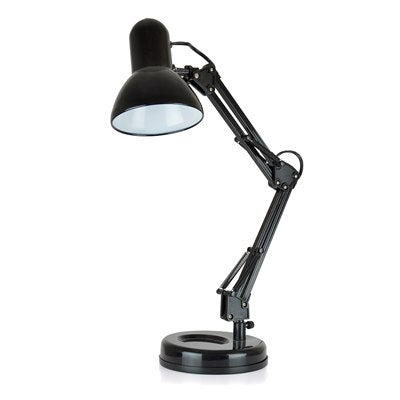 Lloytron Homelife Swing Poise Desk Lamp - Black Chrome