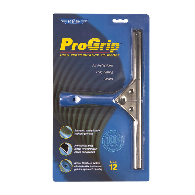 Ettore Pro Grip Window Cleaner Squeegee