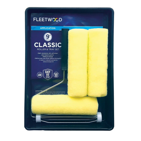 Fleetwood 9" Roller & Tray With 3 Sleeve - ROLLERS/SLEEVES - Beattys of Loughrea