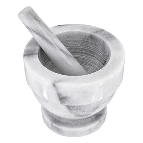 Judge 13cm White Marble Pestle & Mortar - KITCHEN HAND TOOLS - Beattys of Loughrea
