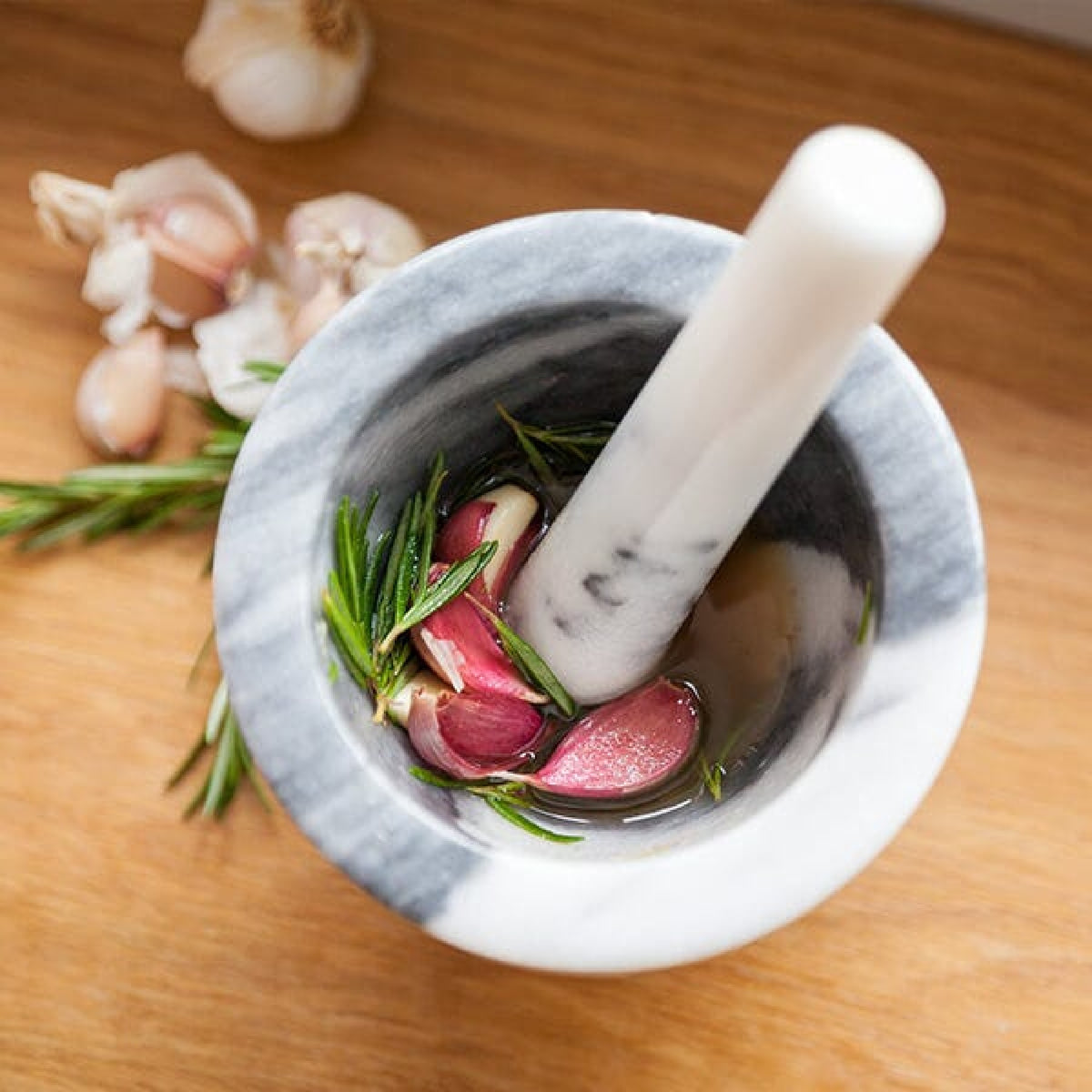 Judge 13cm White Marble Pestle & Mortar
