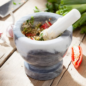 Judge 13cm White Marble Pestle & Mortar