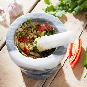 Judge 13cm White Marble Pestle & Mortar