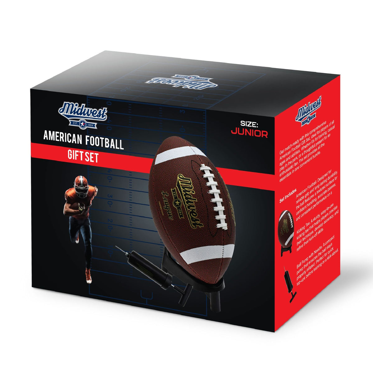 Midwest League American Football Gift Set - Junior