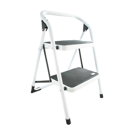 ProPlus 2 Tread Step Stool, White - STEPLADDER - Beattys of Loughrea