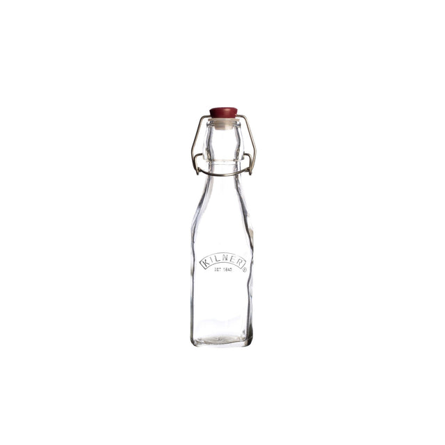 Kilner Clip Top Square Bottle 0.25 Litre - RAYWARE - Beattys of Loughrea