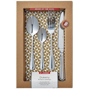 Judge Dubarry 24 Piece Cutlery Set, Gift Boxed