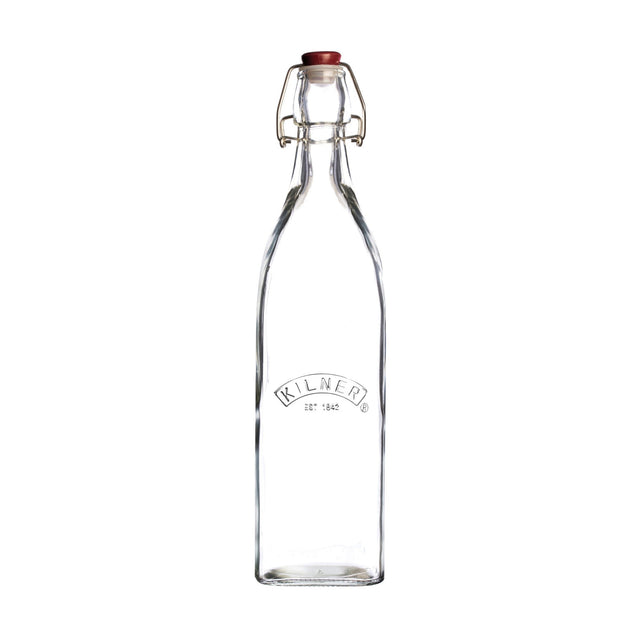 Kilner Clip Top Square Bottle 1 Litre - RAYWARE - Beattys of Loughrea