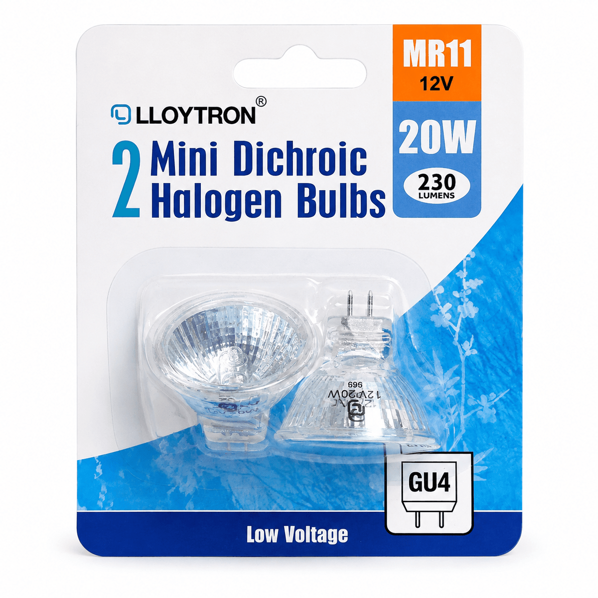 Lloytron MR11 12V 20W Mini Dichroic Halogen Bulb - HALOGEN BULBS HALOGEN LIGHTS - Beattys of Loughrea