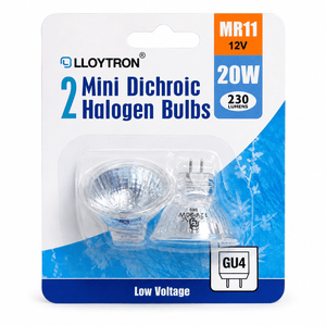 Lloytron MR11 12V 20W Mini Dichroic Halogen Bulb - HALOGEN BULBS HALOGEN LIGHTS - Beattys of Loughrea