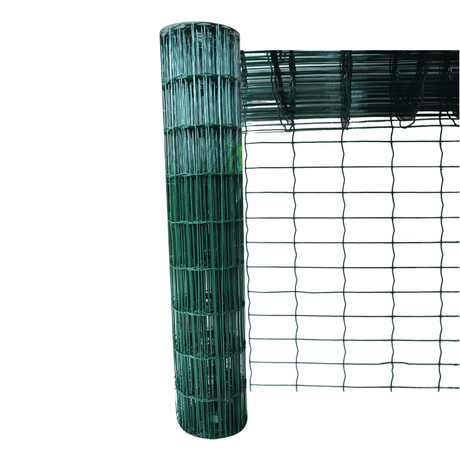 Green Blade 10 x 0.9m PVC Coated Garden Fence - Gree - NETTING, MESH, WEED BLOCK - Beattys of Loughrea