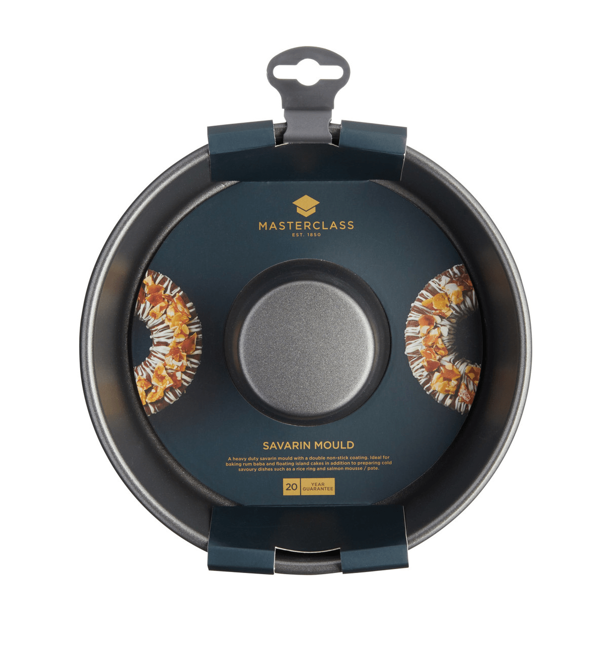 MasterClass Non - Stick Savarin Cake Pan, 20cm - KITCHEN HAND TOOLS - Beattys of Loughrea