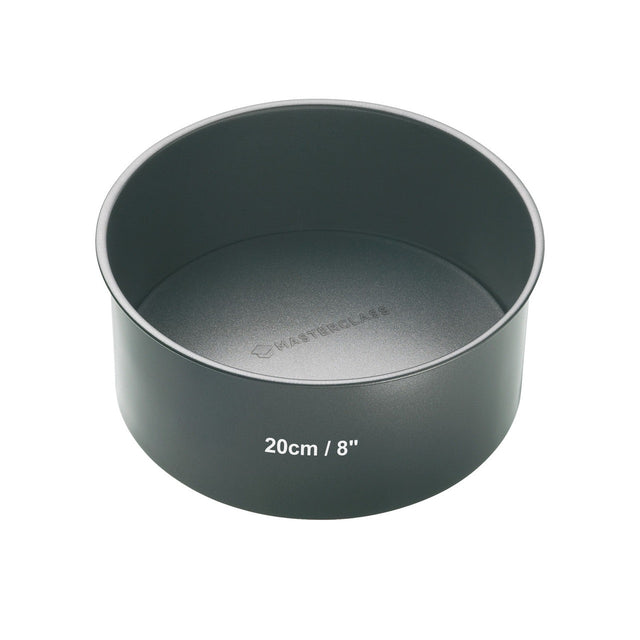 MasterClass Non-Stick 20cm Round Loose Base Deep Cake Pan - KITCHEN HAND TOOLS - Beattys of Loughrea