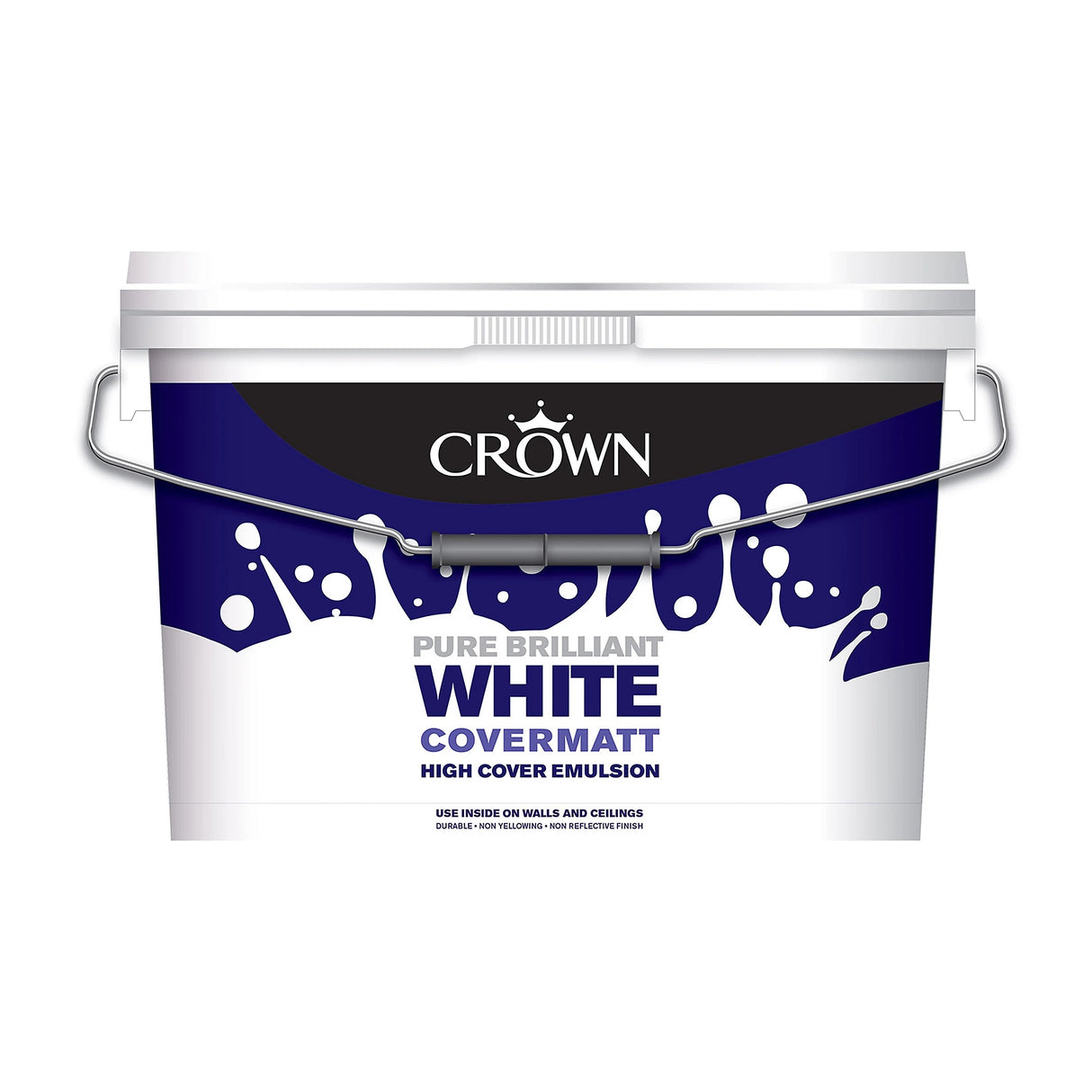 Crown Covermatt Brilliant White Paint 10L