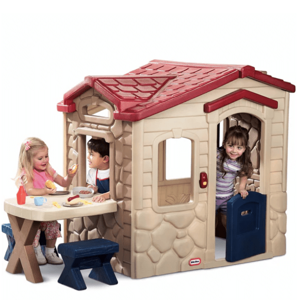 Little Tikes Picnic On The Patio Playhouse - SWINGS/SLIDE OUTDOOR GAMES - Beattys of Loughrea