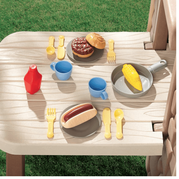 Little Tikes Picnic On The Patio Playhouse - SWINGS/SLIDE OUTDOOR GAMES - Beattys of Loughrea