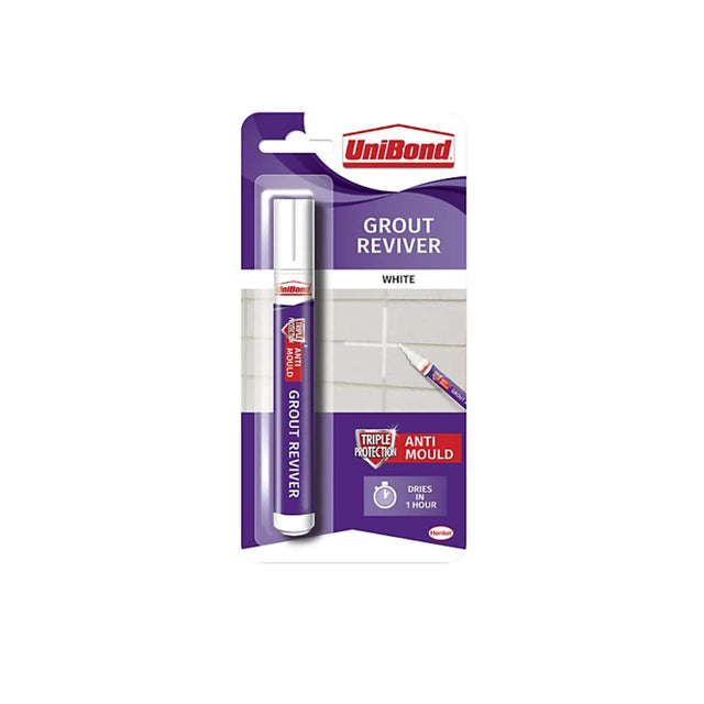 UniBond Grout Pen 7 ml - White - GROUT - Beattys of Loughrea