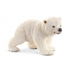 Schleich Polar Bear Cub Walking 14708 - FARMS/TRACTORS/BUILDING - Beattys of Loughrea